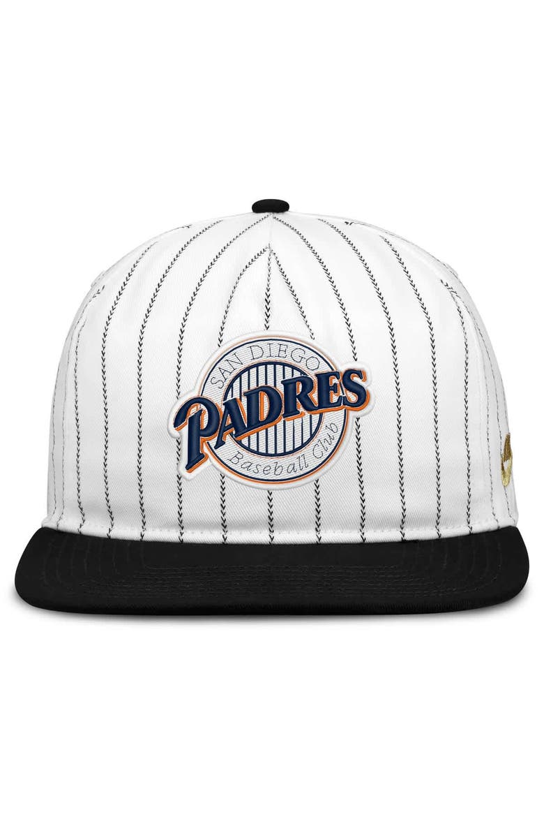 Men's Nike White/Black San Diego Padres Cooperstown Collection Pro Adjustable Hat, Alternate, color, White