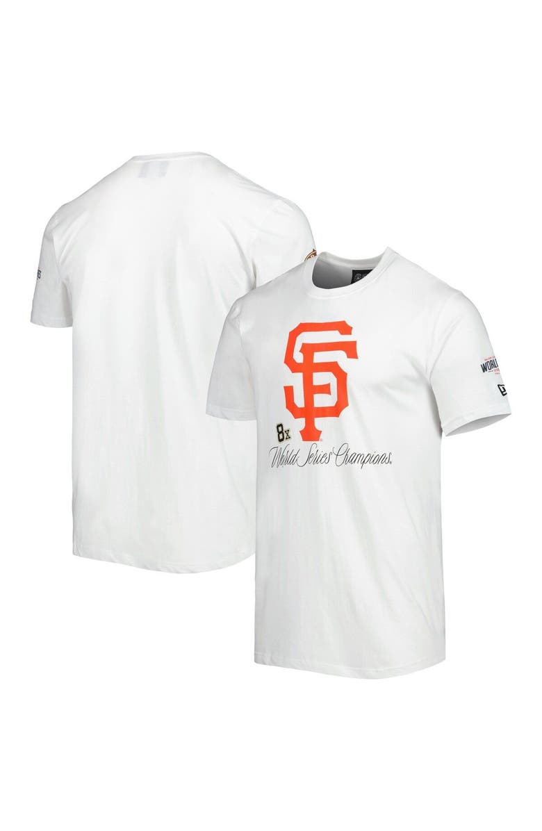 New Era Men's New Era White San Francisco Giants Historical Championship T-Shirt, Main, color, White