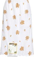JULIE KEGELS Sisley Armchair Print Cotton Slip Skirt