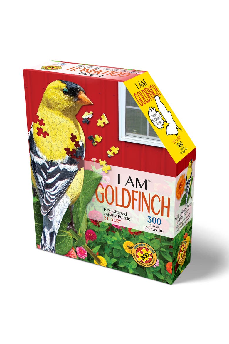 Goldfinch 300 Piece Jigsaw Puzzle, Main, color, Multicolored