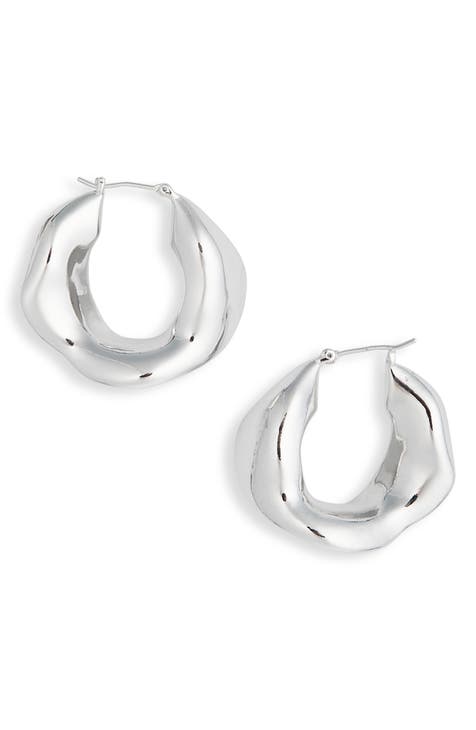 Geometric Hoop Earrings