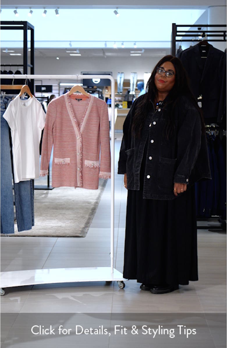 Heritage Fringe Trim Melange Jacket, sales video thumbnail