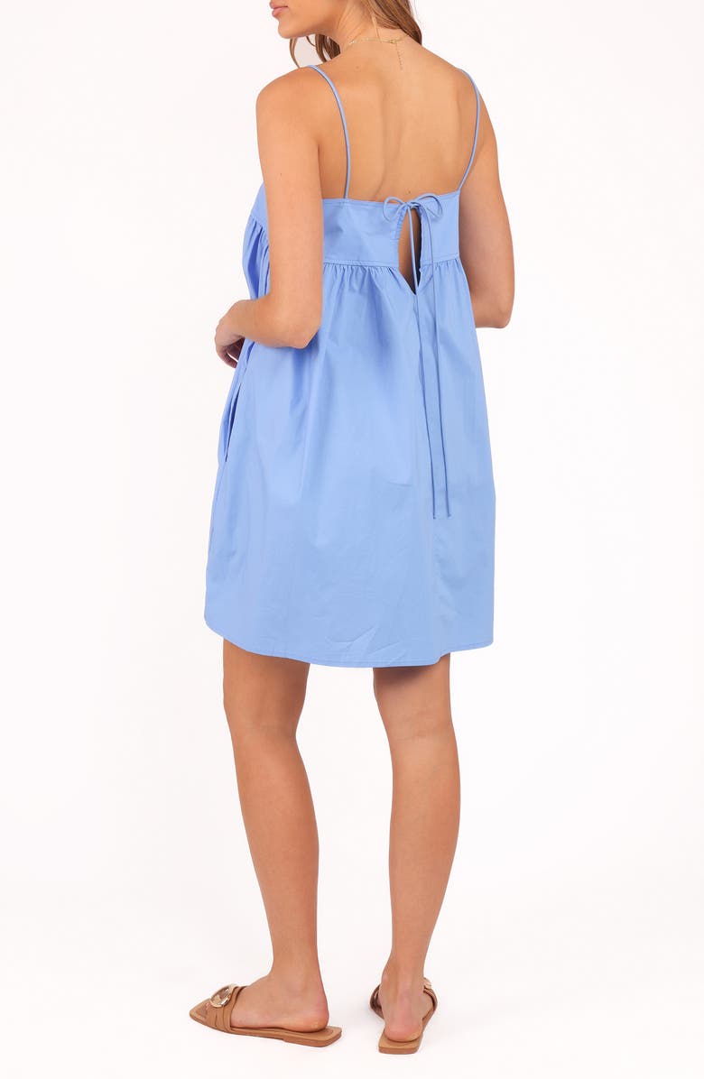 Petal & Pup Serina Cotton Poplin Shift Dress, Alternate, color, Blue