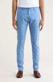 T.R. PREMIUM Plaid Straight Leg Trousers
