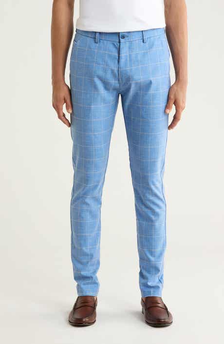 T.R. PREMIUM Plaid Straight Leg Trousers