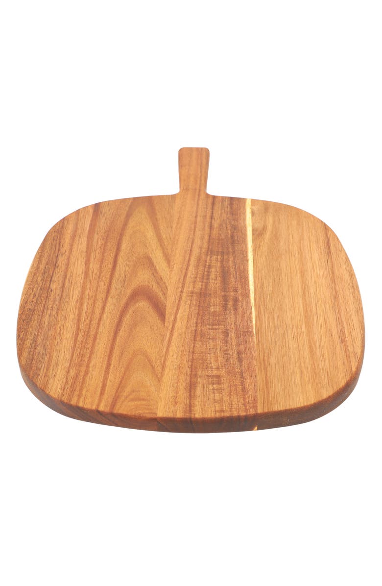 Megachef 13 Inch Acacia Wood Serving Butcher Cutting Board with Handle, Alternate, color, Acacia