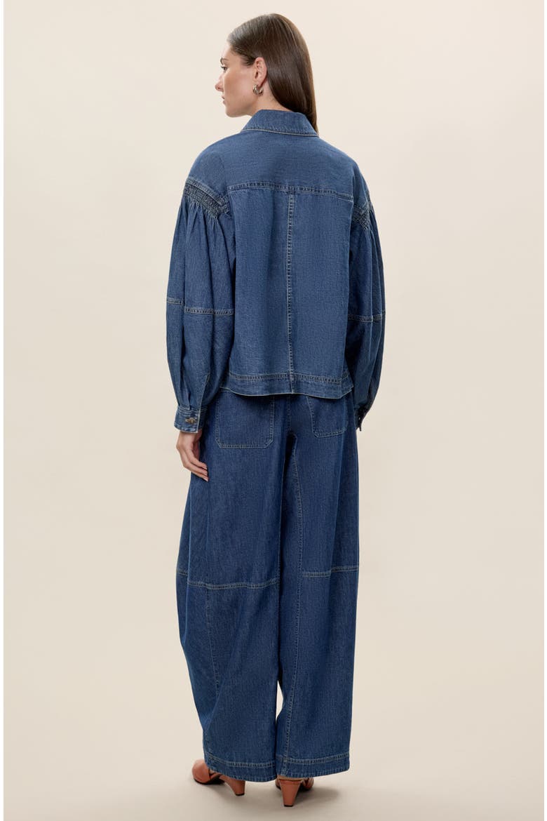 Edith Shirt Jacket, Alternate, color, Edith Indigo