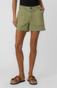 KUT from the Kloth Ashton High Waist Twill Utility Shorts