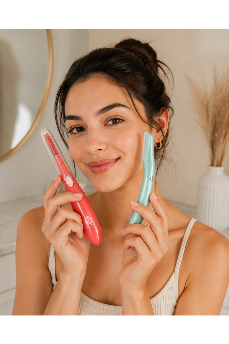 Heated Eyelash Curler & Dermaplaning Tool, Alternate, color, Multicolor