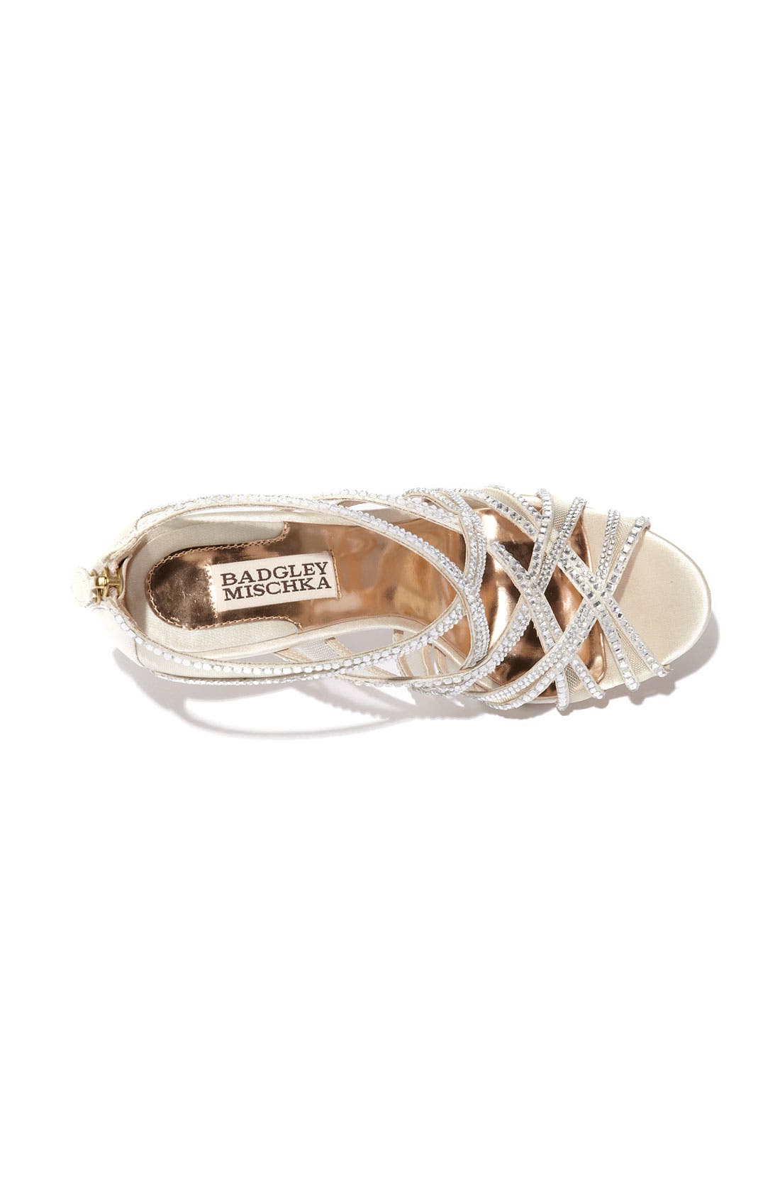 Badgley Mischka Collection Badgley Mischka 'Gloria' Sandal, Alternate, color, 