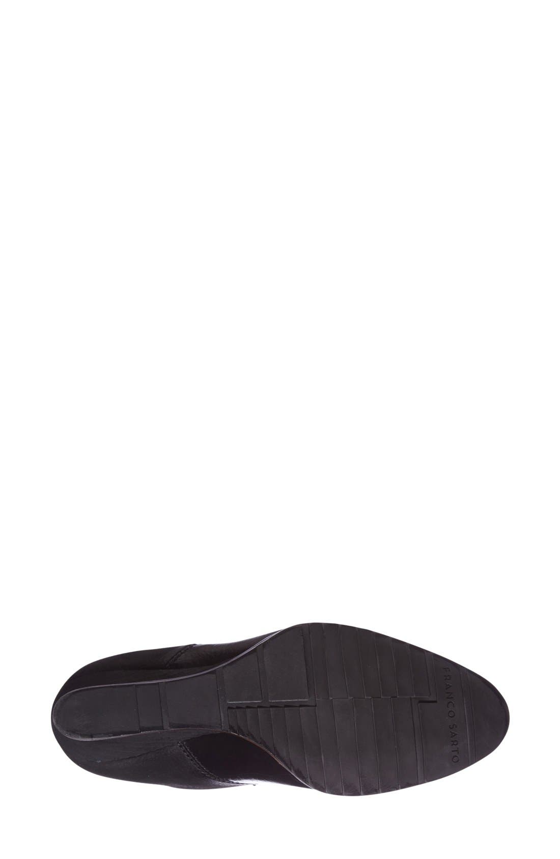 Franco Sarto 'Derby' Wedge Bootie, Alternate, color, 