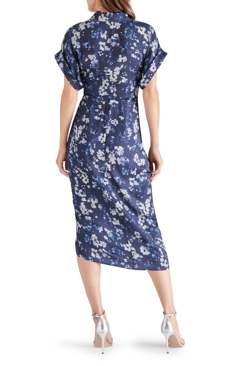 Steve Madden Tori Floral Print Shirtdress, Alternate, color, 