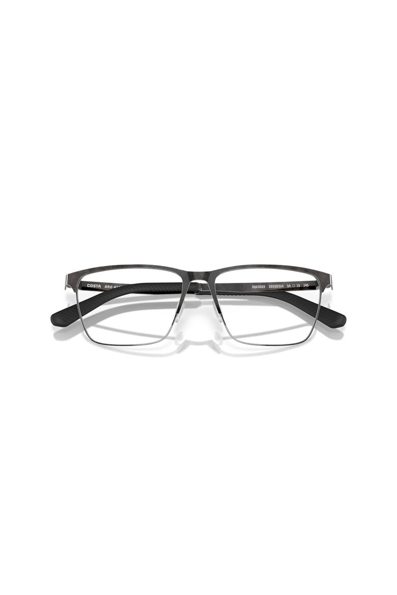 54mm Square optical glasses, Alternate, color, Black