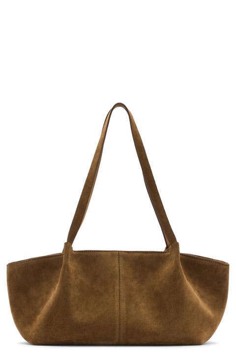 Suede Shoulder Bag