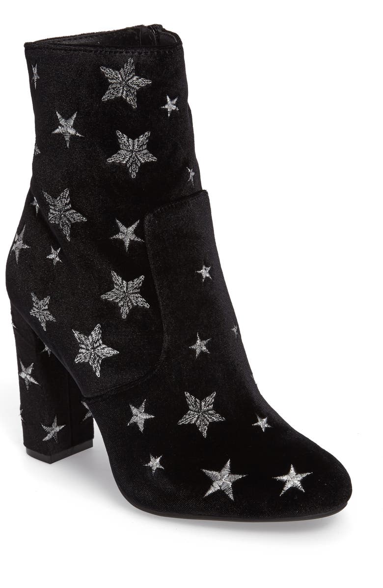 Steve Madden Edit Embroidered Star Bootie, Main, color,