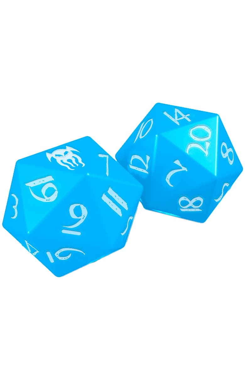 Atlantean Crystal Dice Pack, 6 Dice, Alternate, color, Multicolored