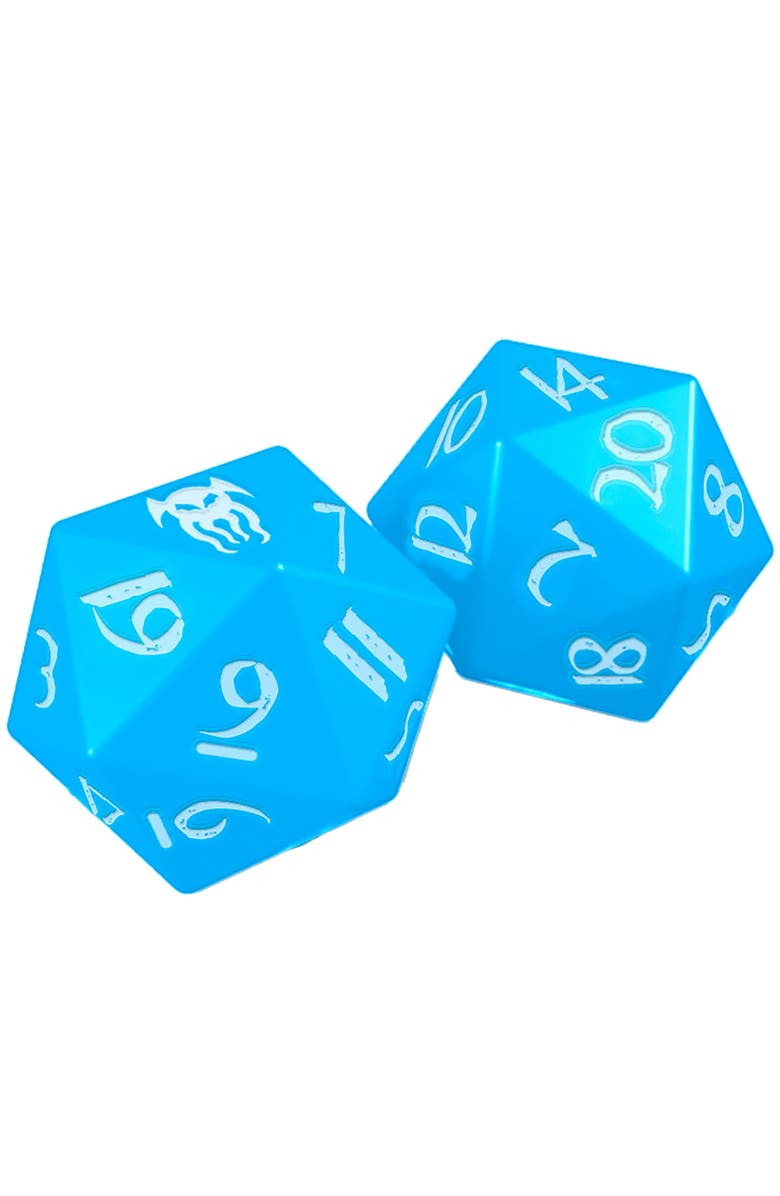 Cohors Cthulhu RPG Atlantean Crystal Dice Pack, 6 Dice, Alternate, color, Multicolored