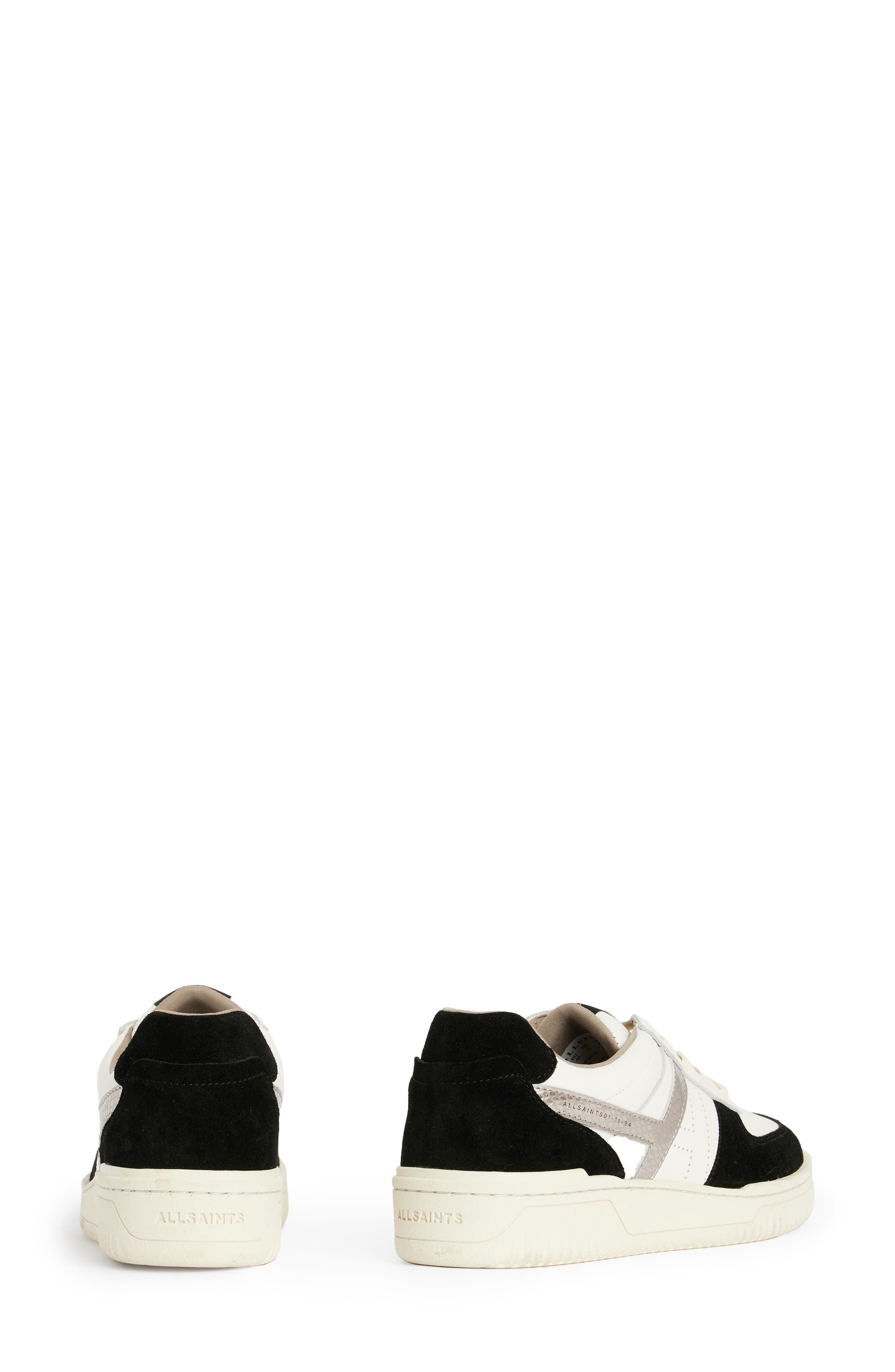 Vix Low Top Sneaker, Alternate, color, WHITE/ BLACK/ GUNMETAL