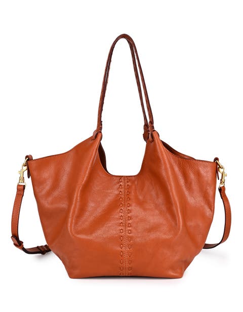 Magnolia Genuine Leather Handwoven Convertible Tote