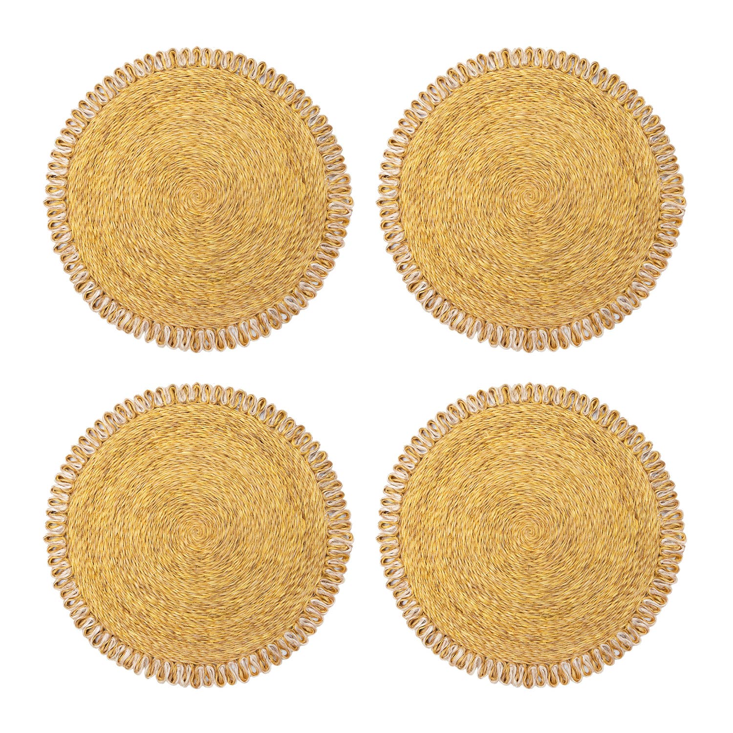 Mustard, Natural 15" Round