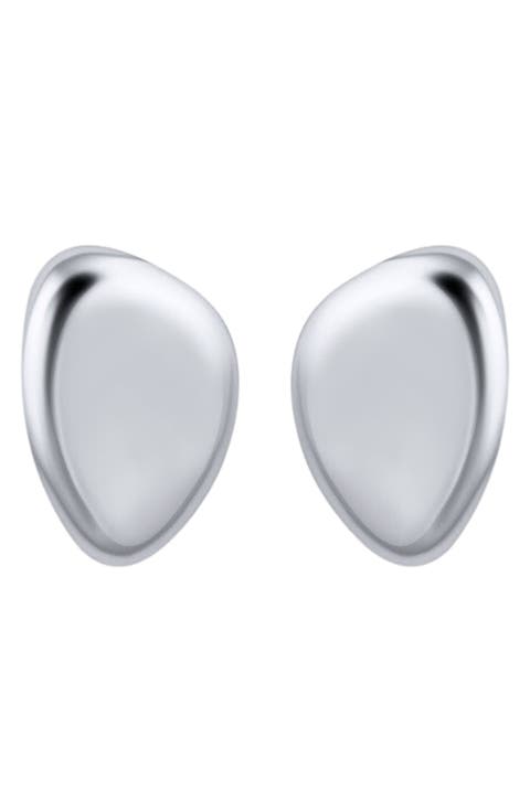 Small Oval Drop Earrings