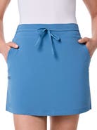 Coolibar Travel Skort with Built-In Shorts & Drawstring, UPF 50+ Sun Protection, Mendocino
