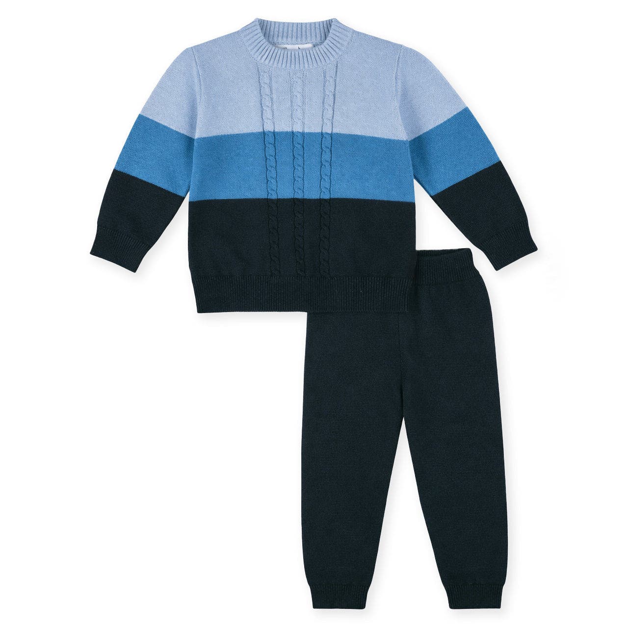 selected Blue, Navy & White