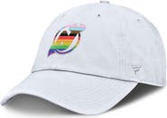FANATICS Men's Fanatics White New Jersey Devils PRIDE Adjustable Hat