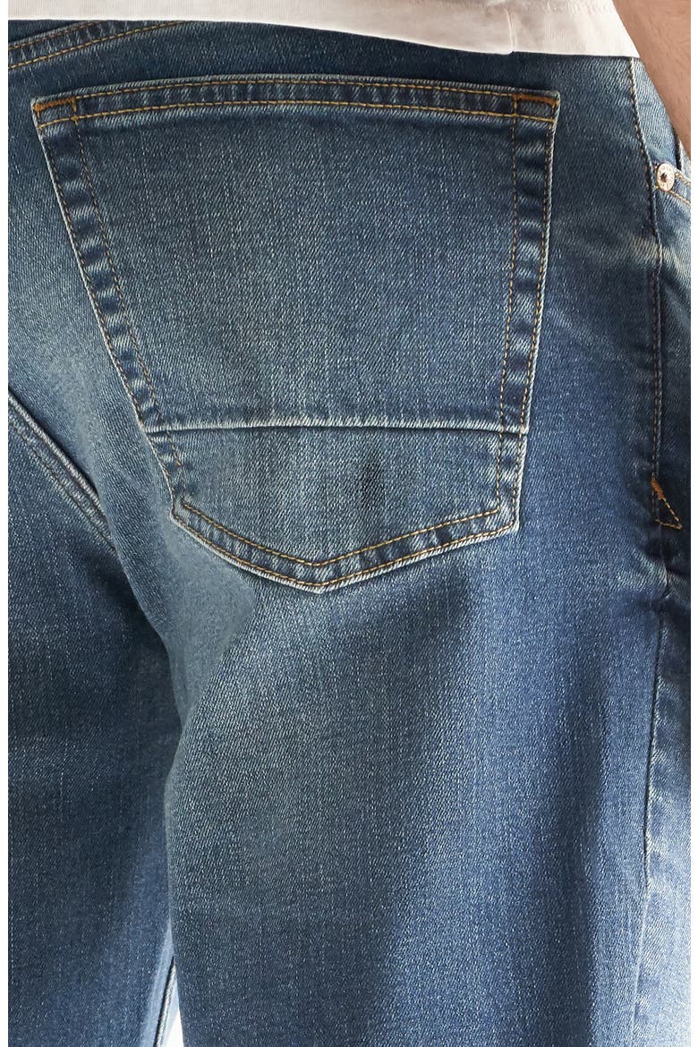 Slim-Straight Fit Performance Stretch Jeans, Alternate, color, ASH