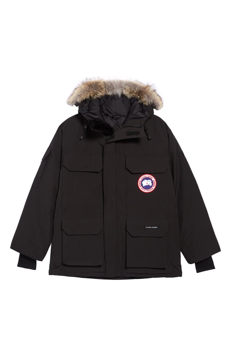 Canada Goose Expedition Extreme Weather Fusion Fit 625 Fill Power Down Parka with Genuine Coyote Fur Trim, Alternate, color,