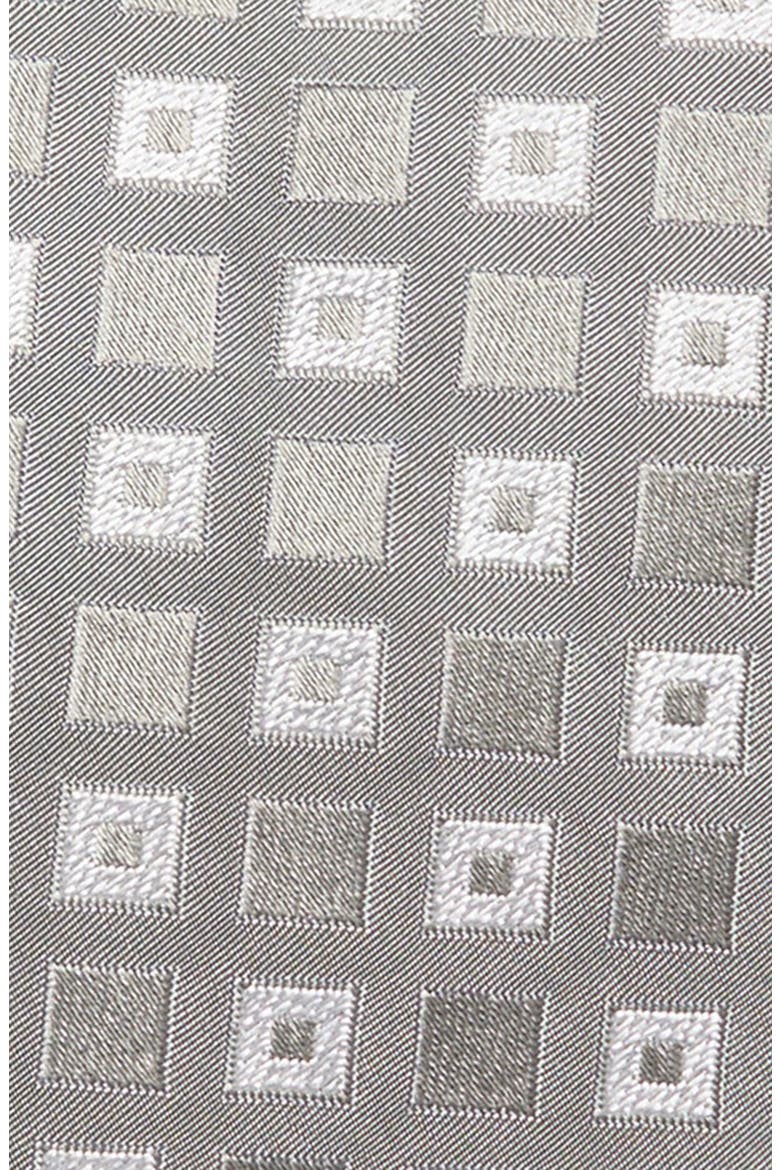 Geometric Silk Tie, Alternate, color, OPEN GREY