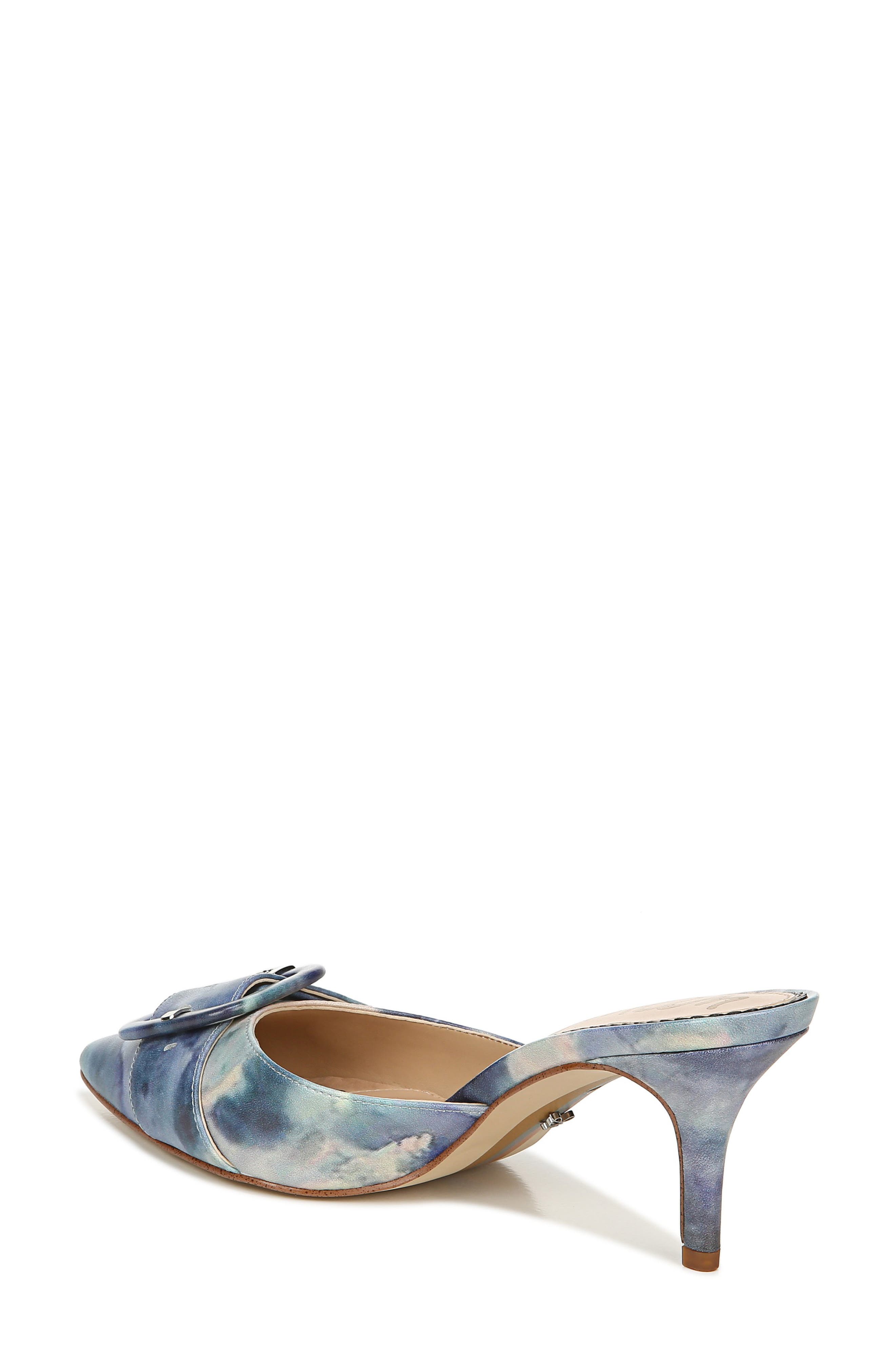 Janessa Mule, Alternate, color, BLUE LEATHER