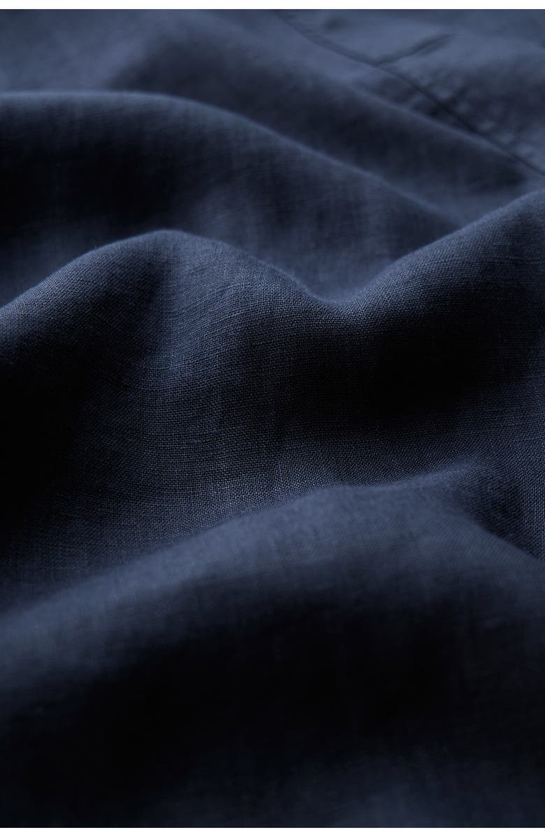 Seasalt Cornwall Grass Wave Linen Midi Dress, Alternate, color, Maritime