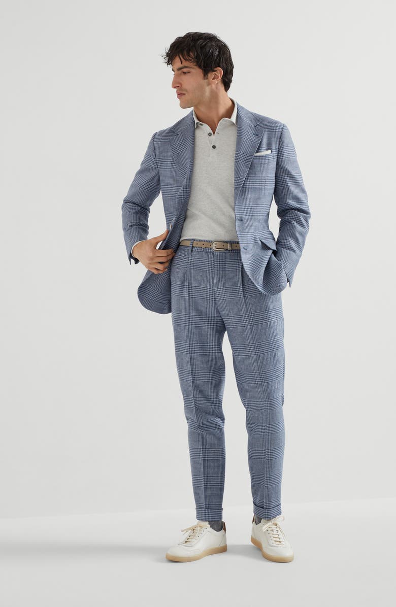 Brunello Cucinelli Deconstructed Cavallo blazer, Alternate, color, Denim