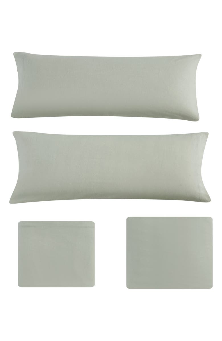 Eddie Bauer Solid Sheet Set, Alternate, color, Lt-Pastel Green