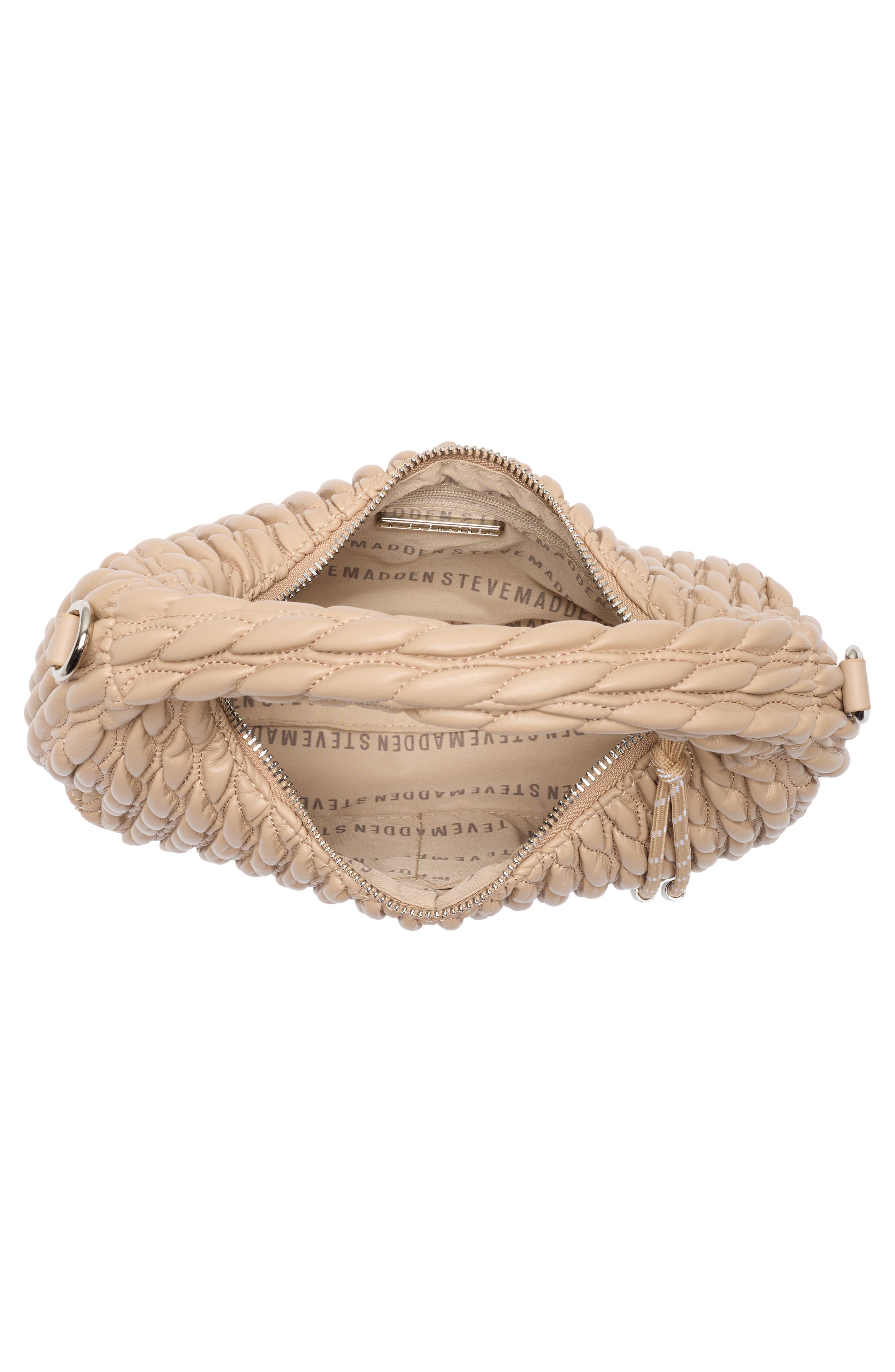 Steve Madden Byvonne Woven Crossbody Bag, Alternate, color, Stone