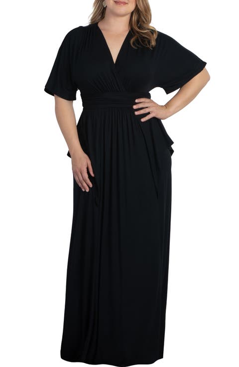 Indie V-Neck Fit & Flare Dress (Plus Size)