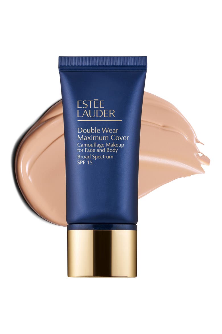 Double Wear Maximum Cover Camouflage Makeup Foundation for Face and Body SPF 15, Main, color, 1C1 COOL BONE