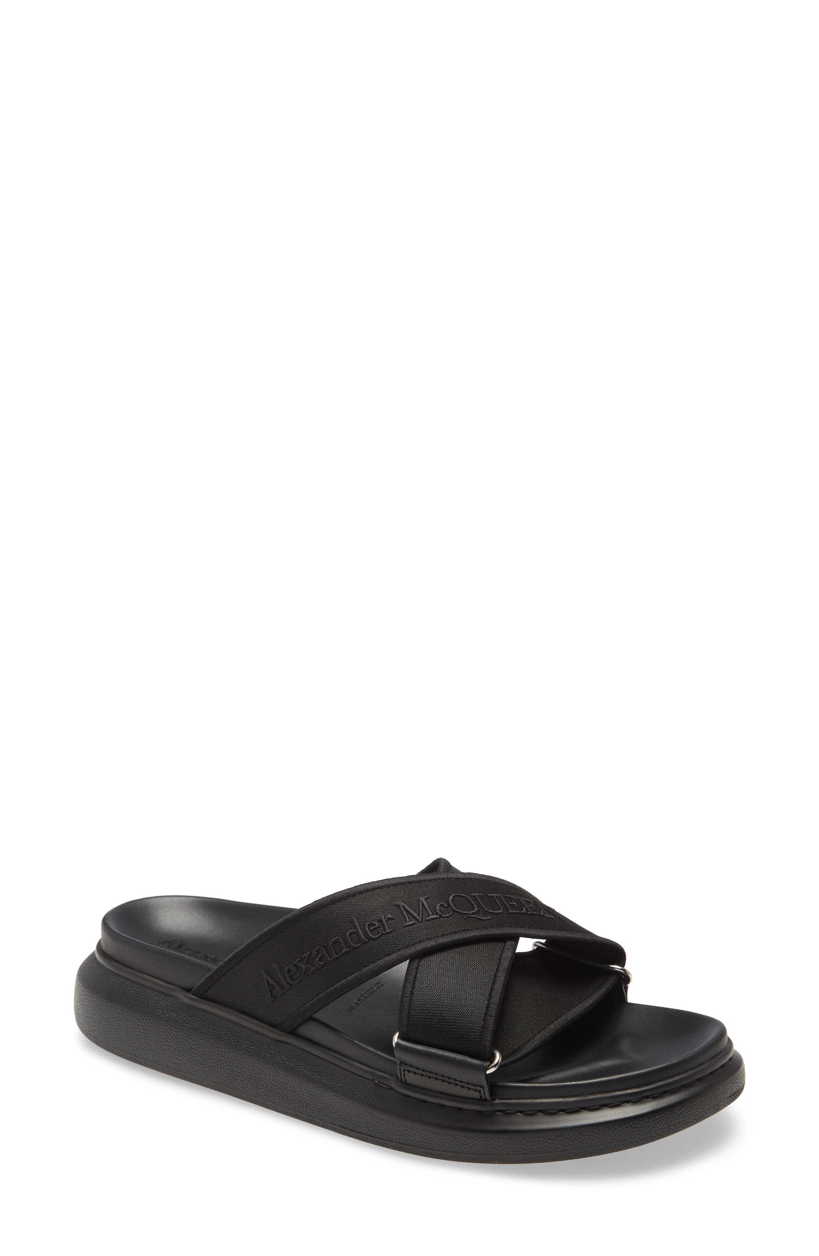 McQueen Alexander McQueen Slide Sandal, Main, color, 