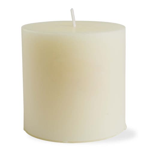 Tag Chapel Ivory Pillar Candles Unscented Drip-free Set Of 6 In Neutral