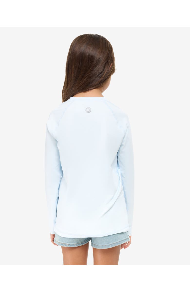 BloqUV Kid's Crew Neck Top, Alternate, color, Ice Blue