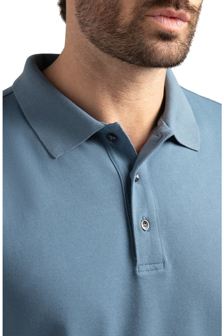Matterhorn Supima® Cotton Blend Polo, Alternate, color, BLUE WHALE