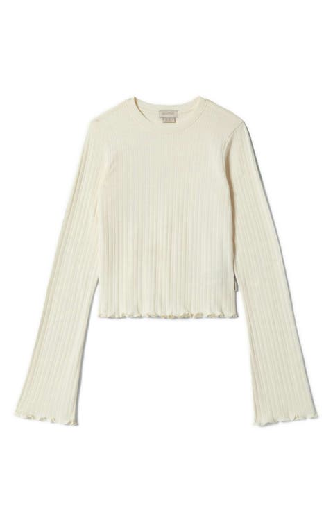 Dolly Bell Sleeve Rib T-shirt