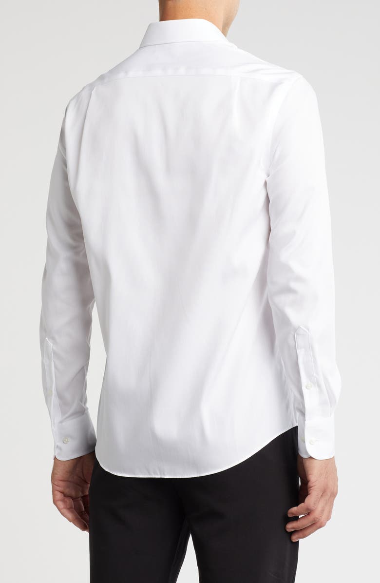 Tommy Hilfiger Regular Fit Wrinkle Resistant Cotton Dress Shirt, Alternate, color, White