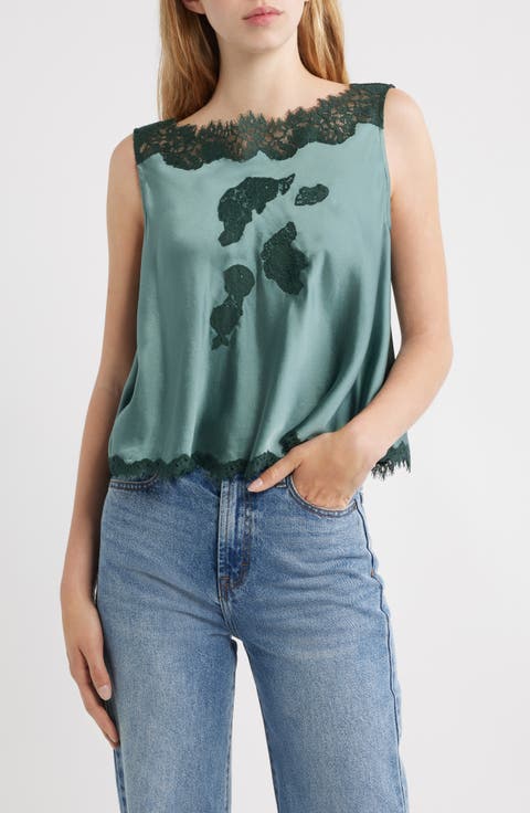 Valerina Silk Lace Top