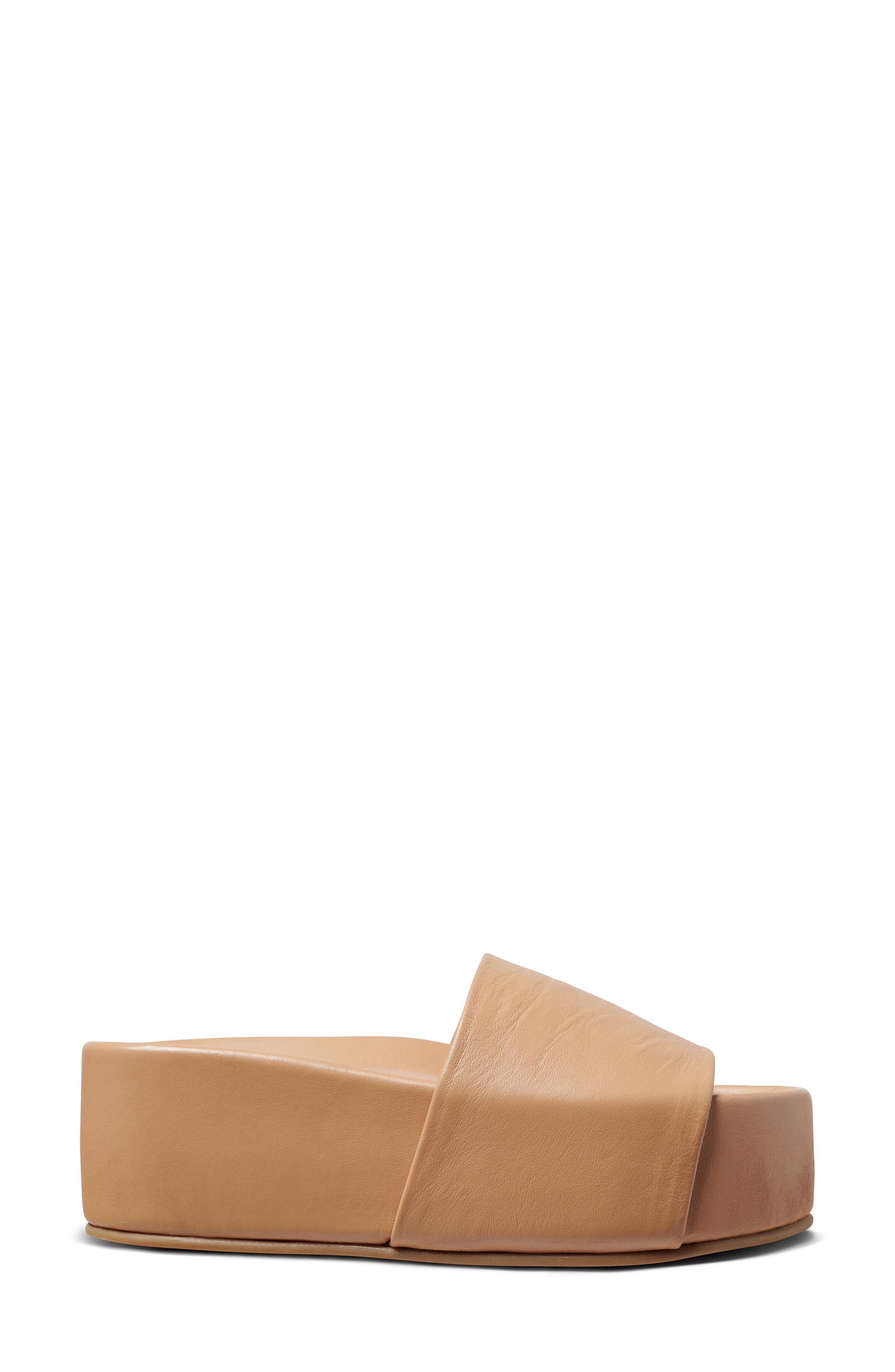 Beek Albatross Platform Slide Sandal, Alternate, color, Beach