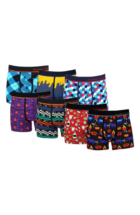 7-Pack Assorted Stretch Cotton Trunks