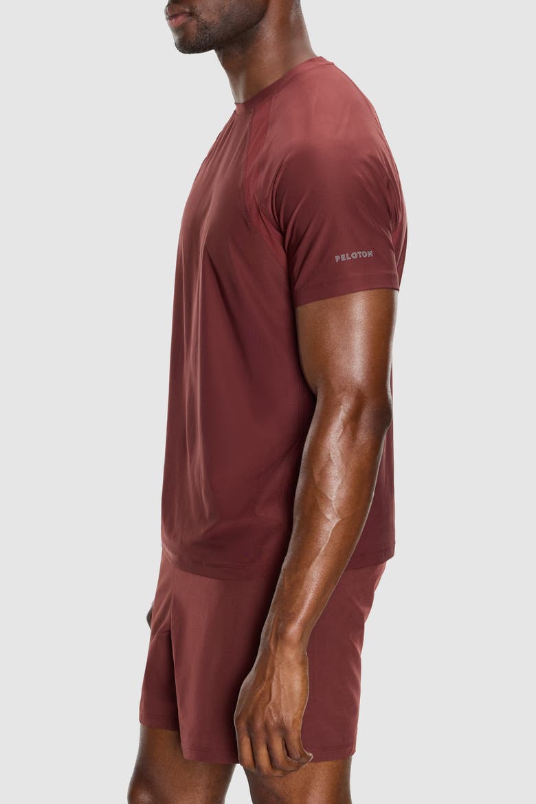 Essential Jersey Rib Short Sleeve, Alternate, color, Deep Burgundy