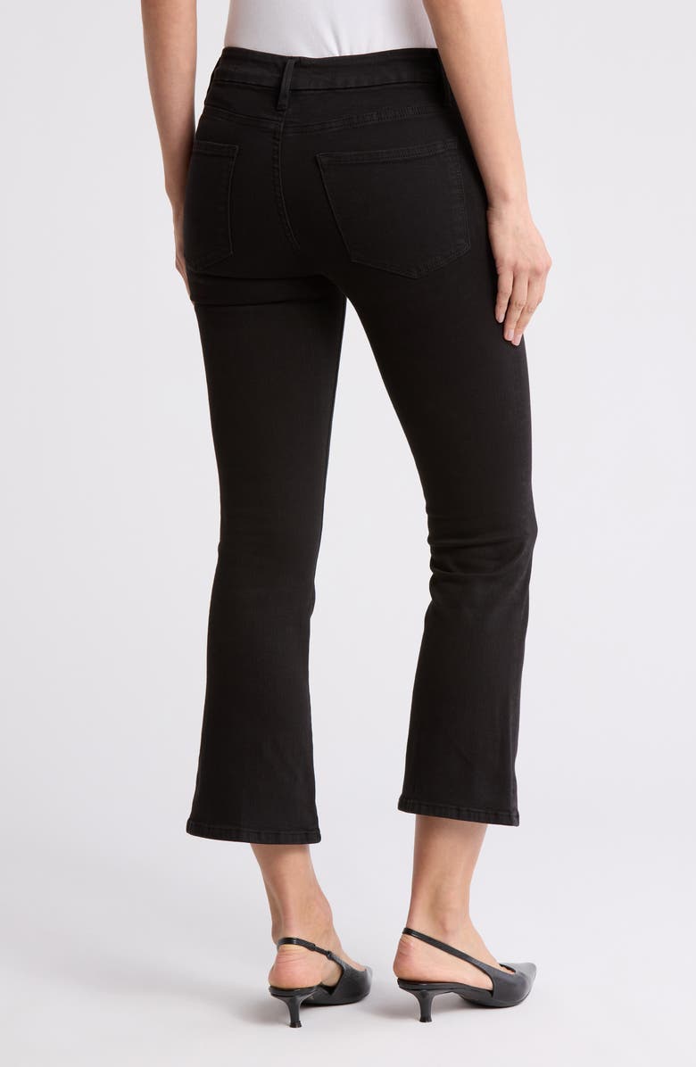 FRAME Le Crop Bootcut Jeans, Alternate, color, Film Noir