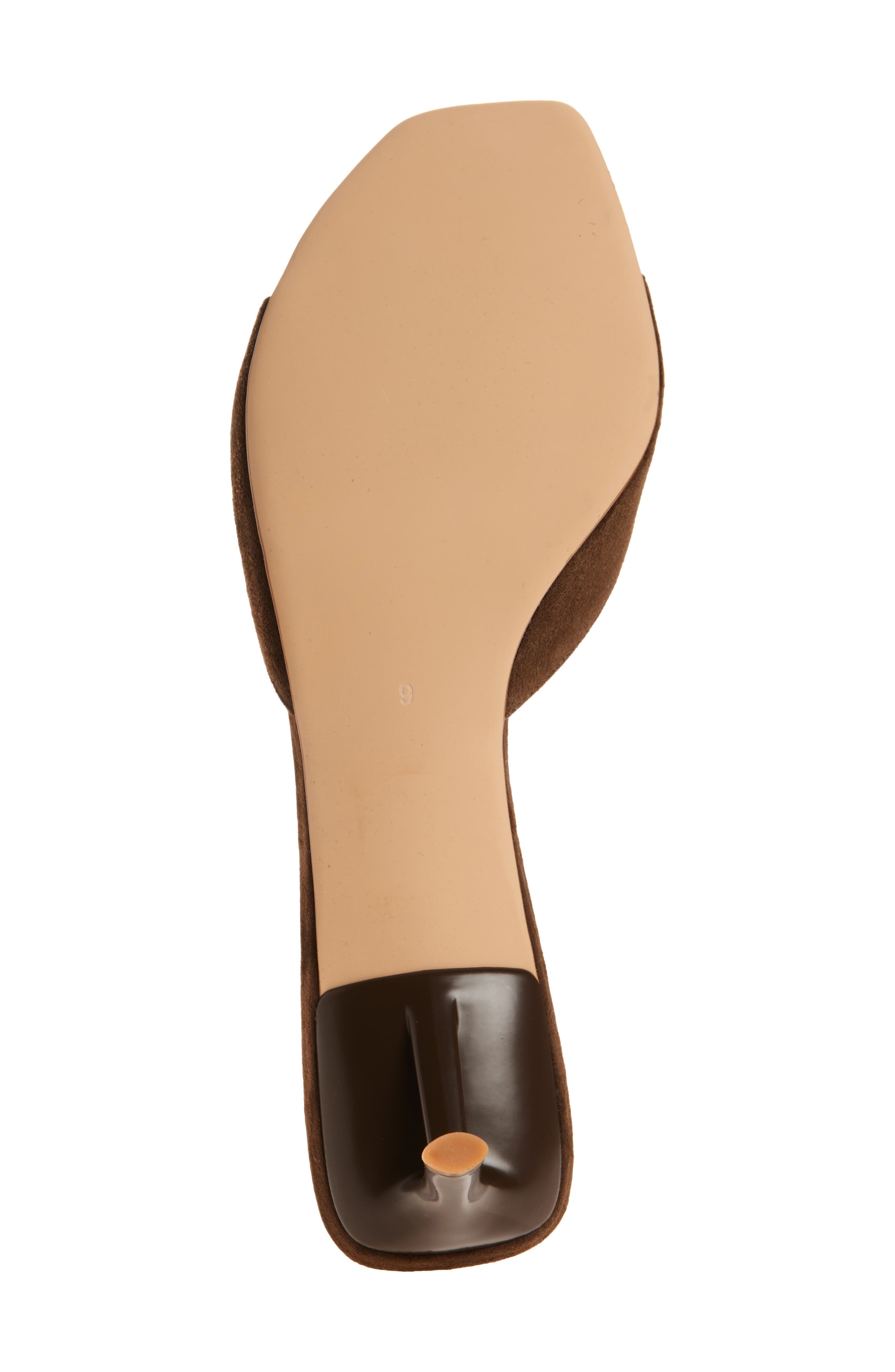 Jeffrey Campbell Cocoa Kitten Heel Slide Sandal, Alternate, color, Brown Suede